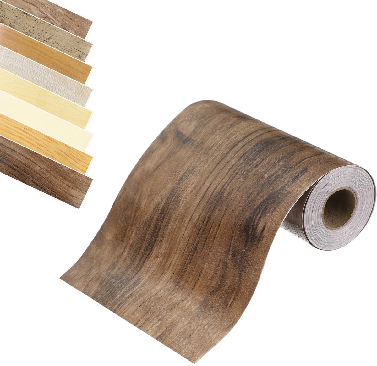 Omgoods - Houten Look Plakband 5 x 100 m - Zelfklevend Herstelband voor Meubel en Interieur