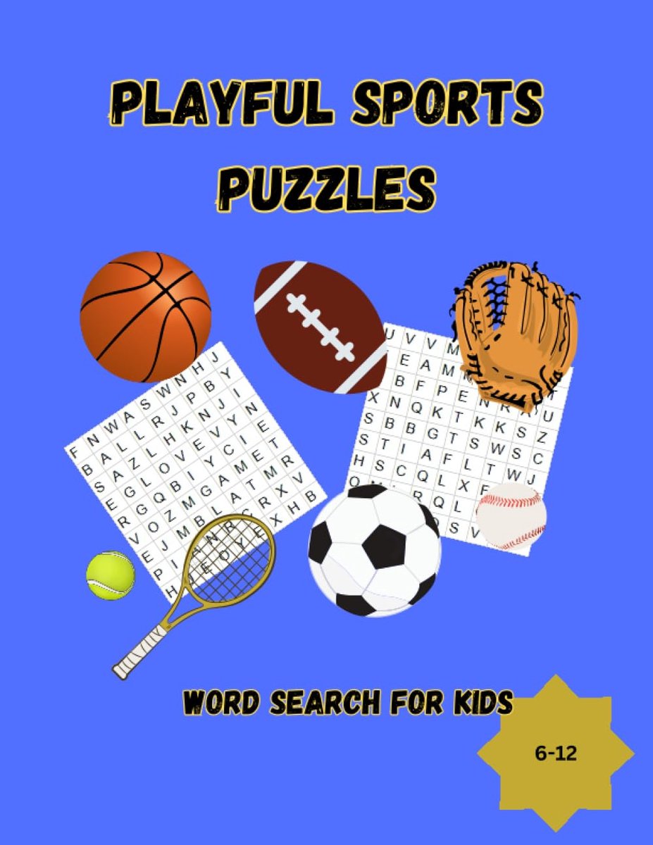 Sports Puzzles: Word search for kids