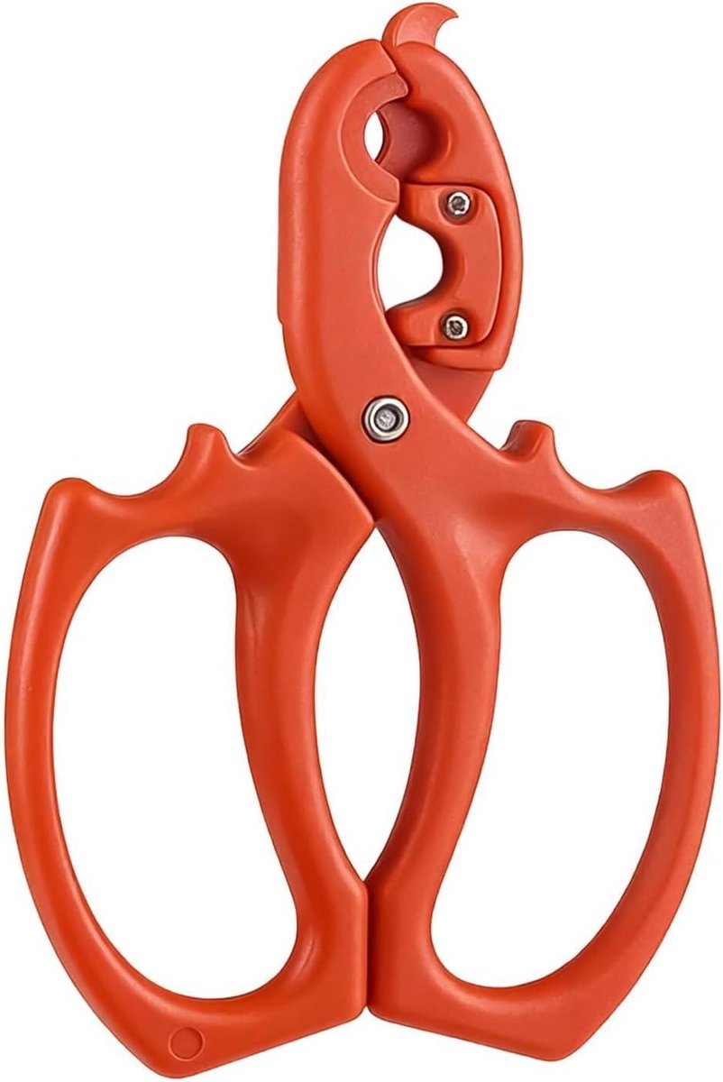 Bloemenschaar Tuingereedschap - Kniptang Snoeischaar - Bloemen Arrangeren - Ergonomische Handgreep - 16.7x10.9cm - Oranje