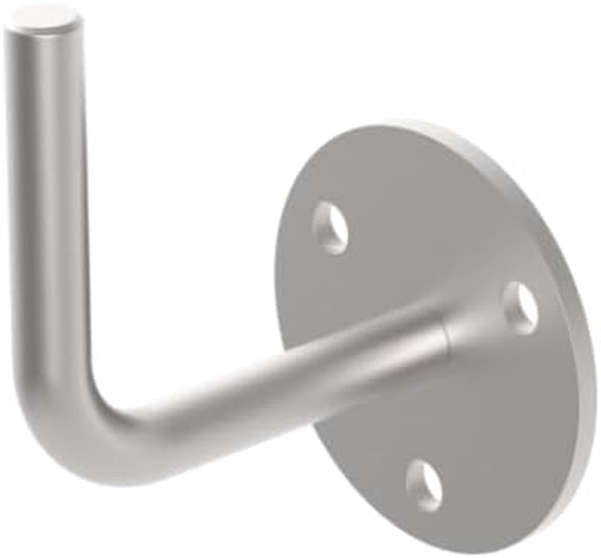Leuninghouder roestvrij staal - Trap houder lassen - Leuning bevestigen - Type 371 lasuitvoering - V2A AISI 304 - Zilver
