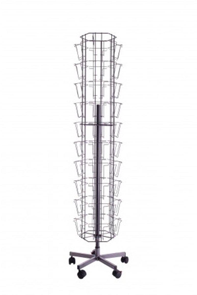 Losse molendisplay 60-vaks vakmaat 12x17cm