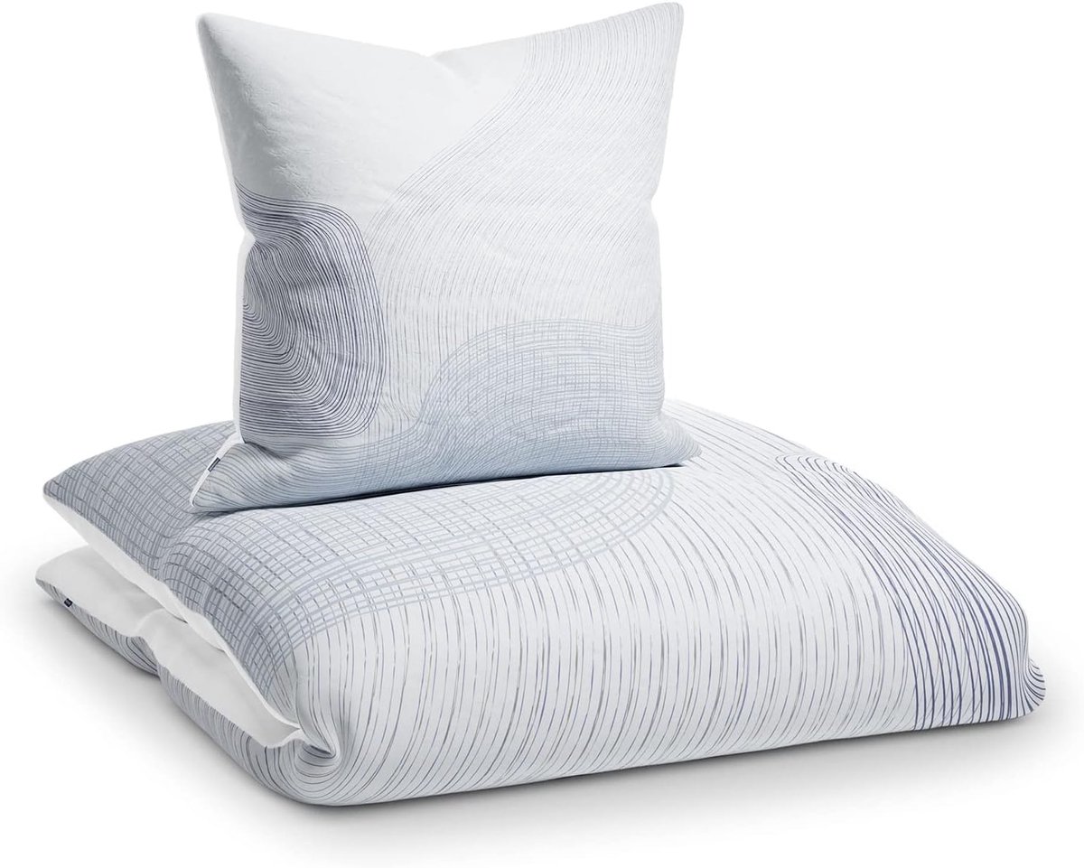 SnelShoppen - Zacht Bedlinnen 140 x 200 cm, 2-Piece Zomer Dekbedovertrek Set, Oeko-Tex Standaard, Ultra Zacht, Ademend, Kreukvrij, Microvezel Dekbedov