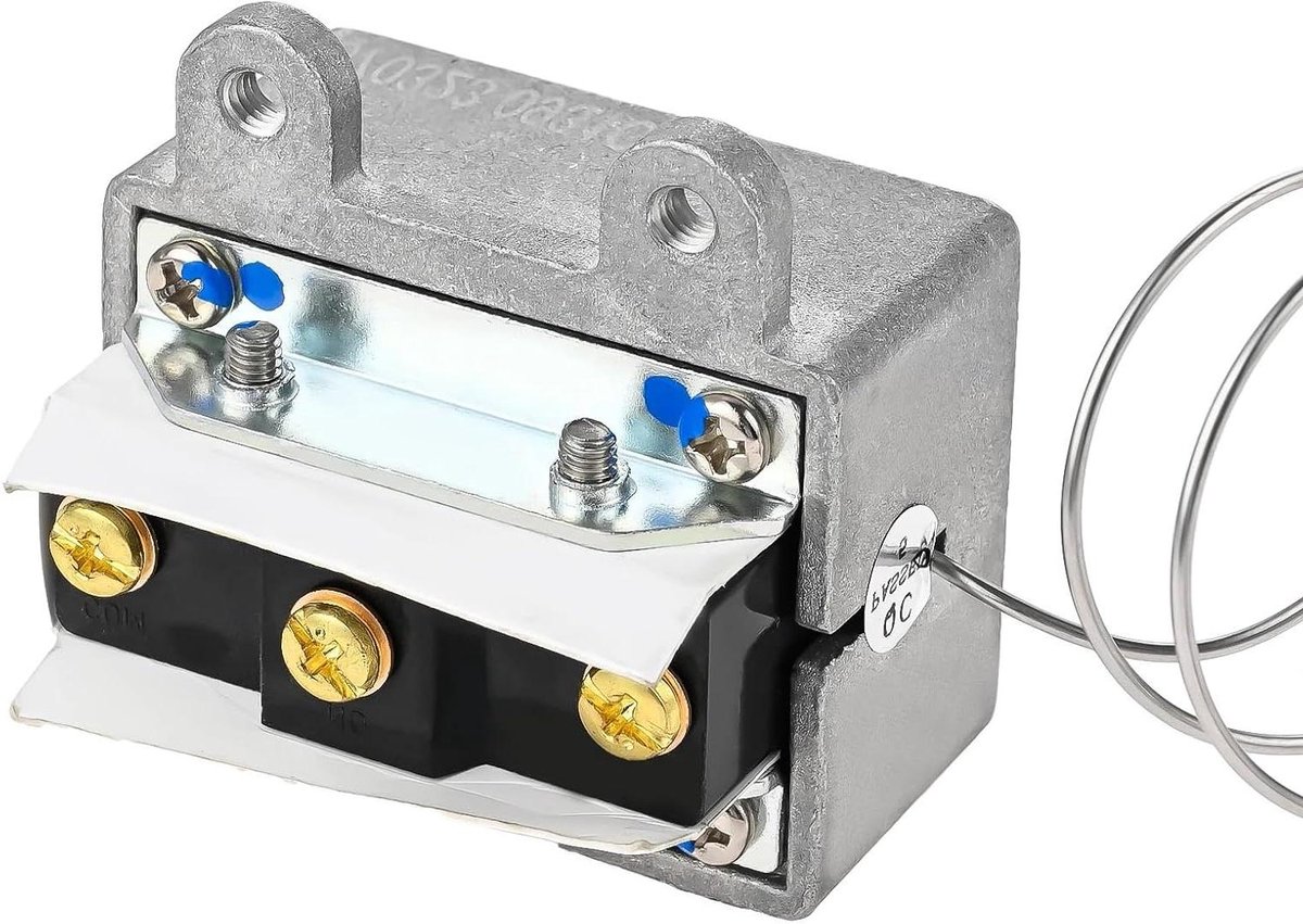 Thermostaat Frituurpan - Veiligheidsschakelaar Hoge Limiet - Olie Temperatuur Controleren - Voorkomt Oververhitting - 133 mm - One Color