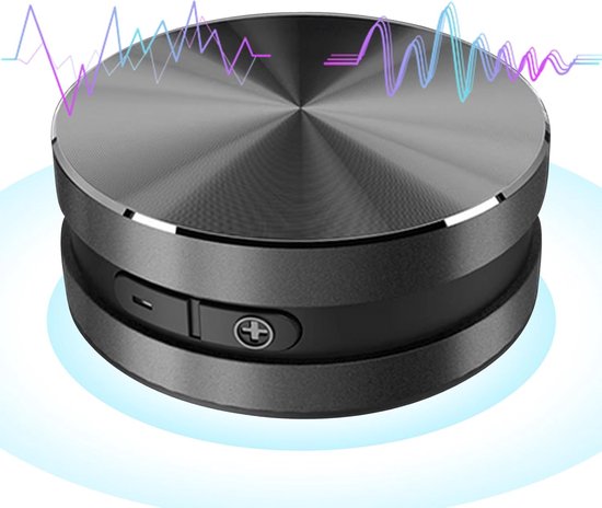 Draadloze Botgeleidingsspeaker - Resonantie speaker - Muziek in de douche - Krachtige zuignap - 5x5x2.5cm - Zwart — afbeelding 5