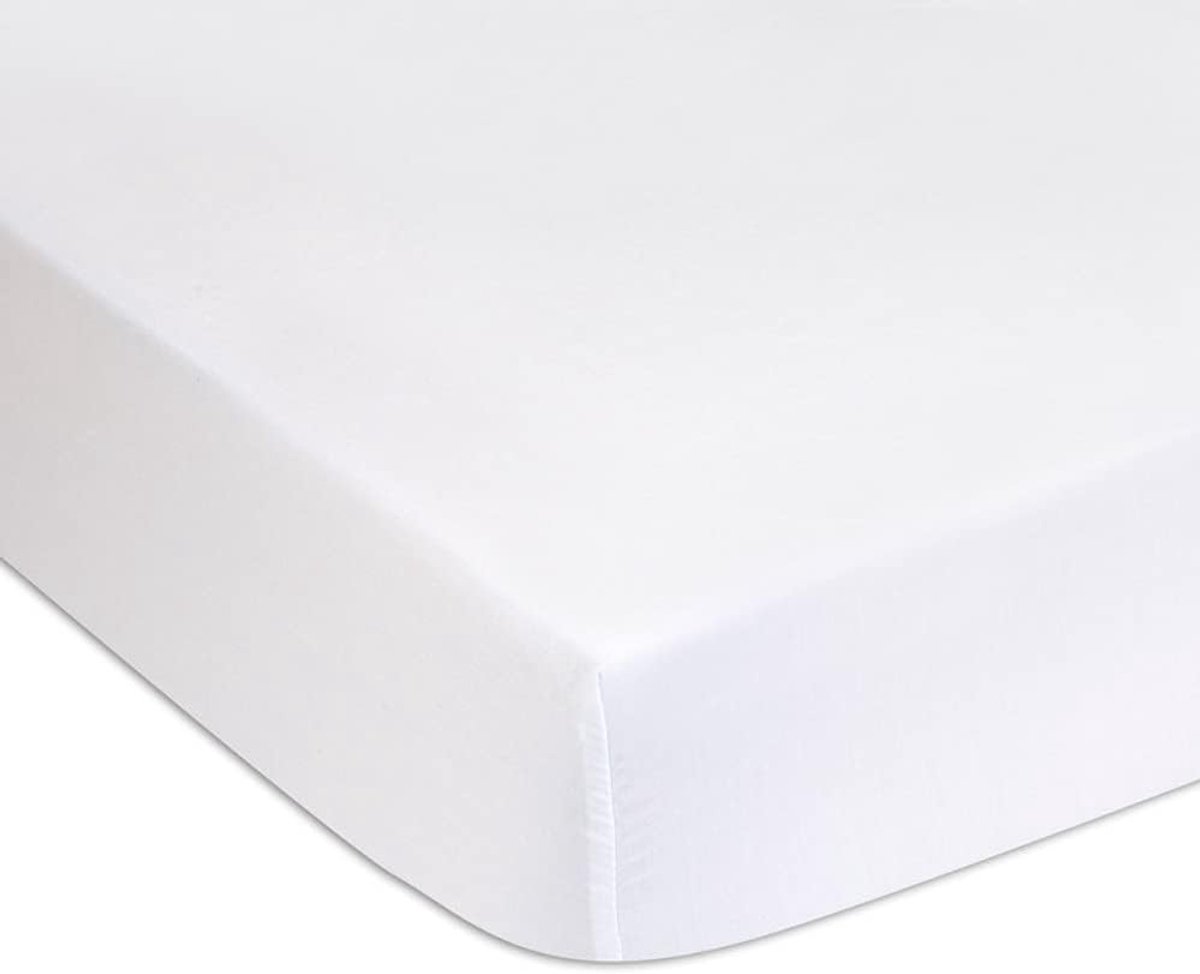 SnelShoppen - 2 Stuks Matrasbeschermer Baby 60 x 120 cm - Waterdicht en Katoenen Terry - Fitted Sheet - Veilig voor Kinderen