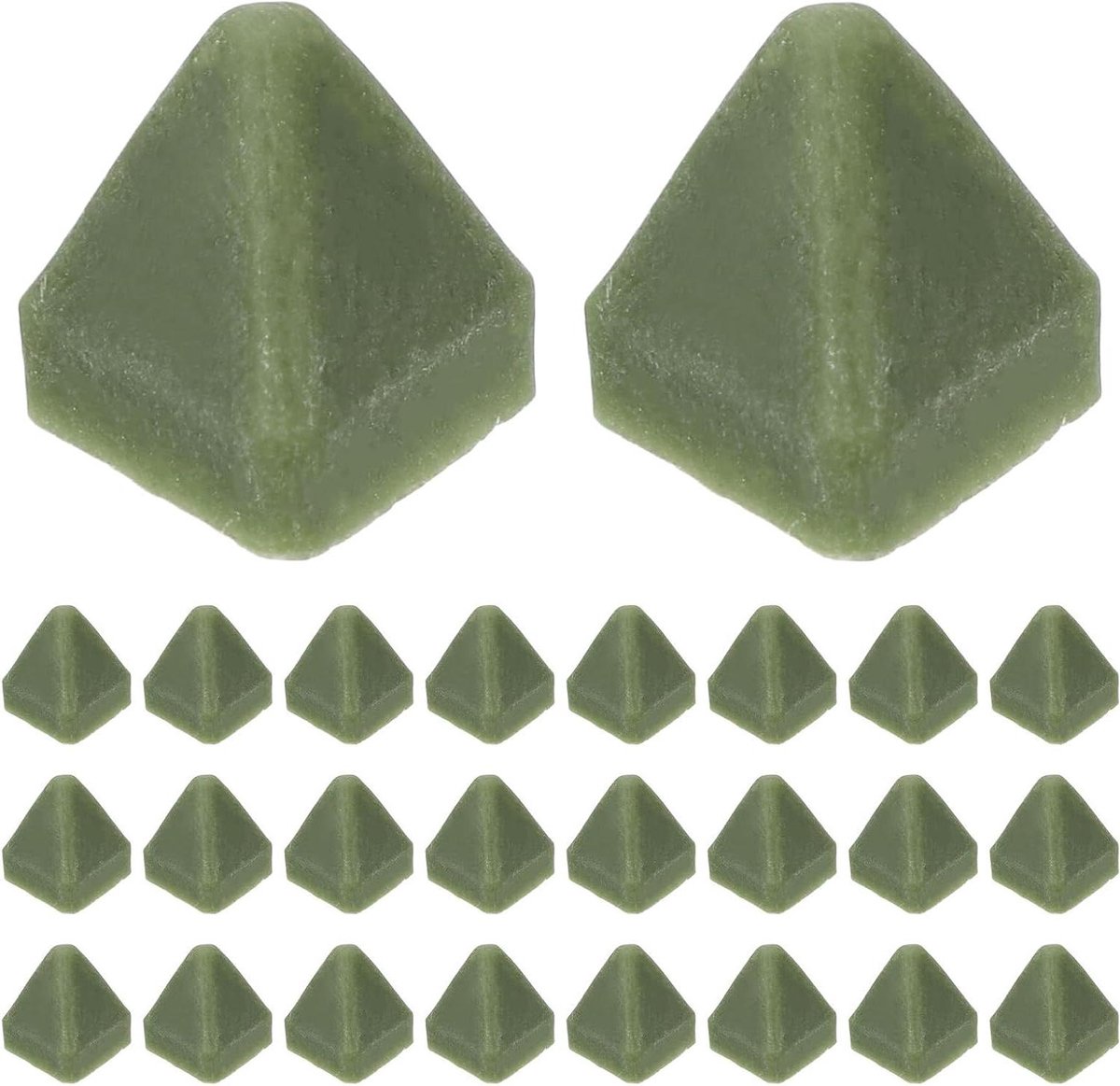Keramische Polijstmedia - Schuurmateriaal Trommel - Oppervlaktesmoothing - Harsgebonden Slijpmiddel - 1.5 cm - Groen