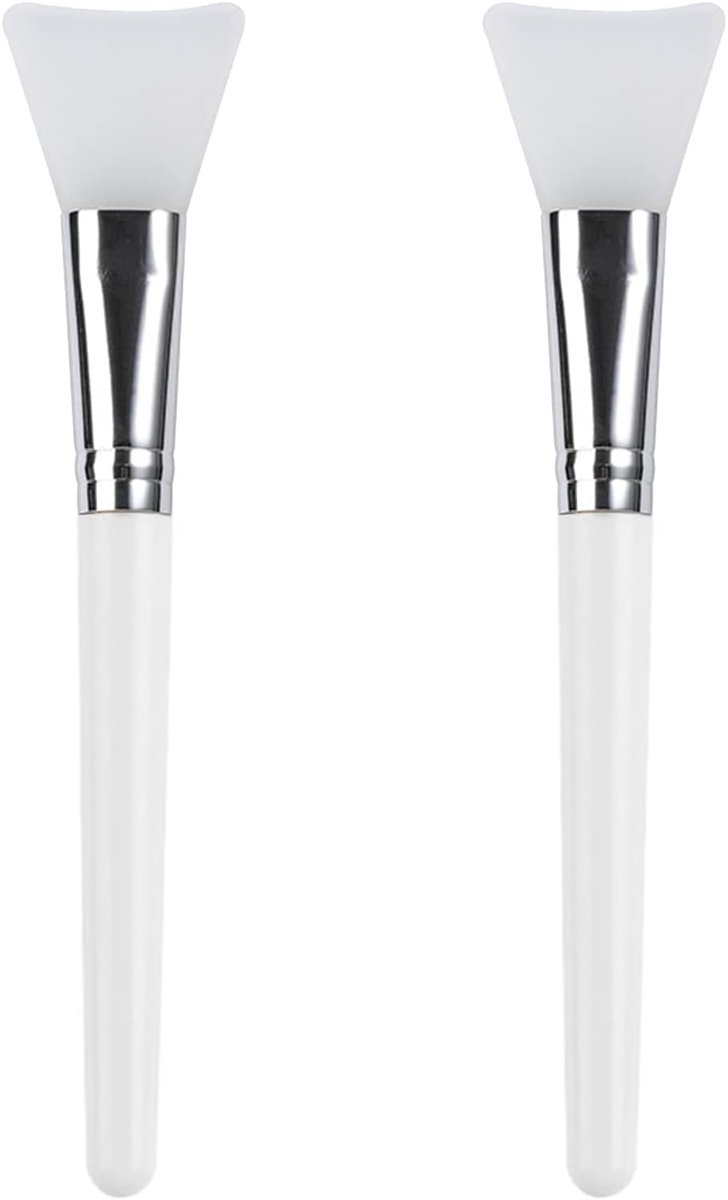 Maskerkwast 2 stuks - siliconen - ideaal voor gezichtsmaskers en serums - ShopVlot