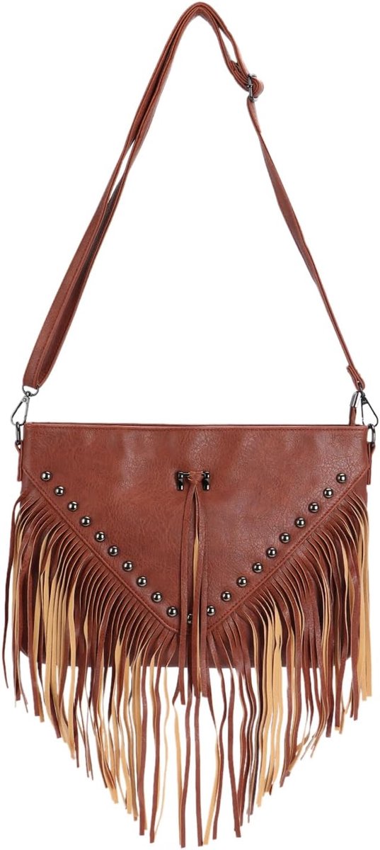 Schoudertassen voor dames met kwastje mat suède franje crossbody tas mode matte hobo tas