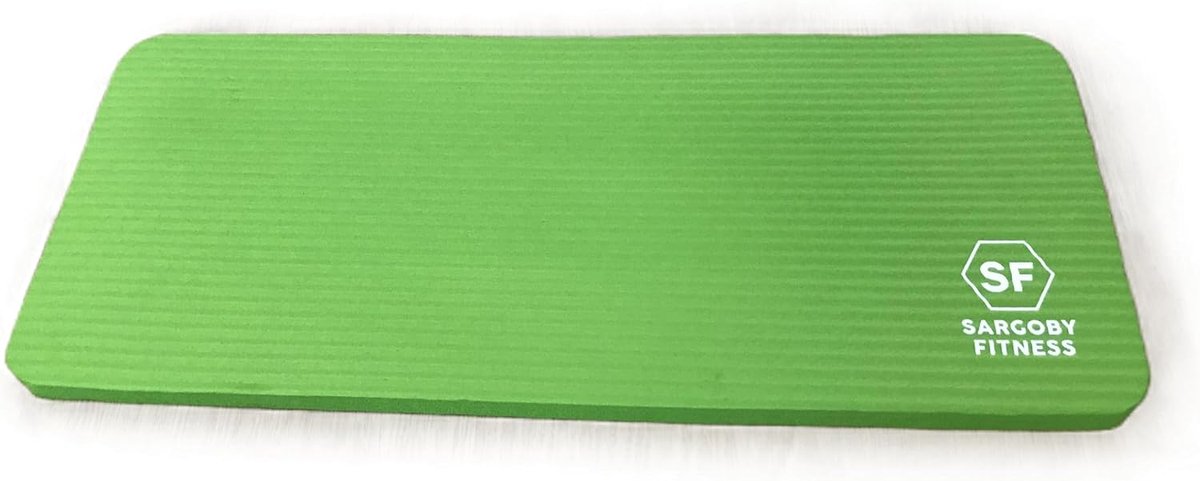 SnelShoppen - Fitness Yoga Kniebeschermer Kussen 15 mm Dikte voor Knieën, Ellebogen, Onderarmen en Polsen - Verlichting voor Pilates en Yoga in Groene