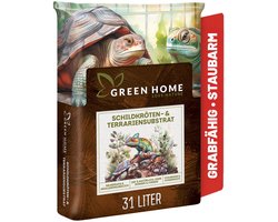 Green Home Love Nature Tortoise soil - Terrarium substraat voor landschildpadden - 31 l - stofarm en vochtregulerend