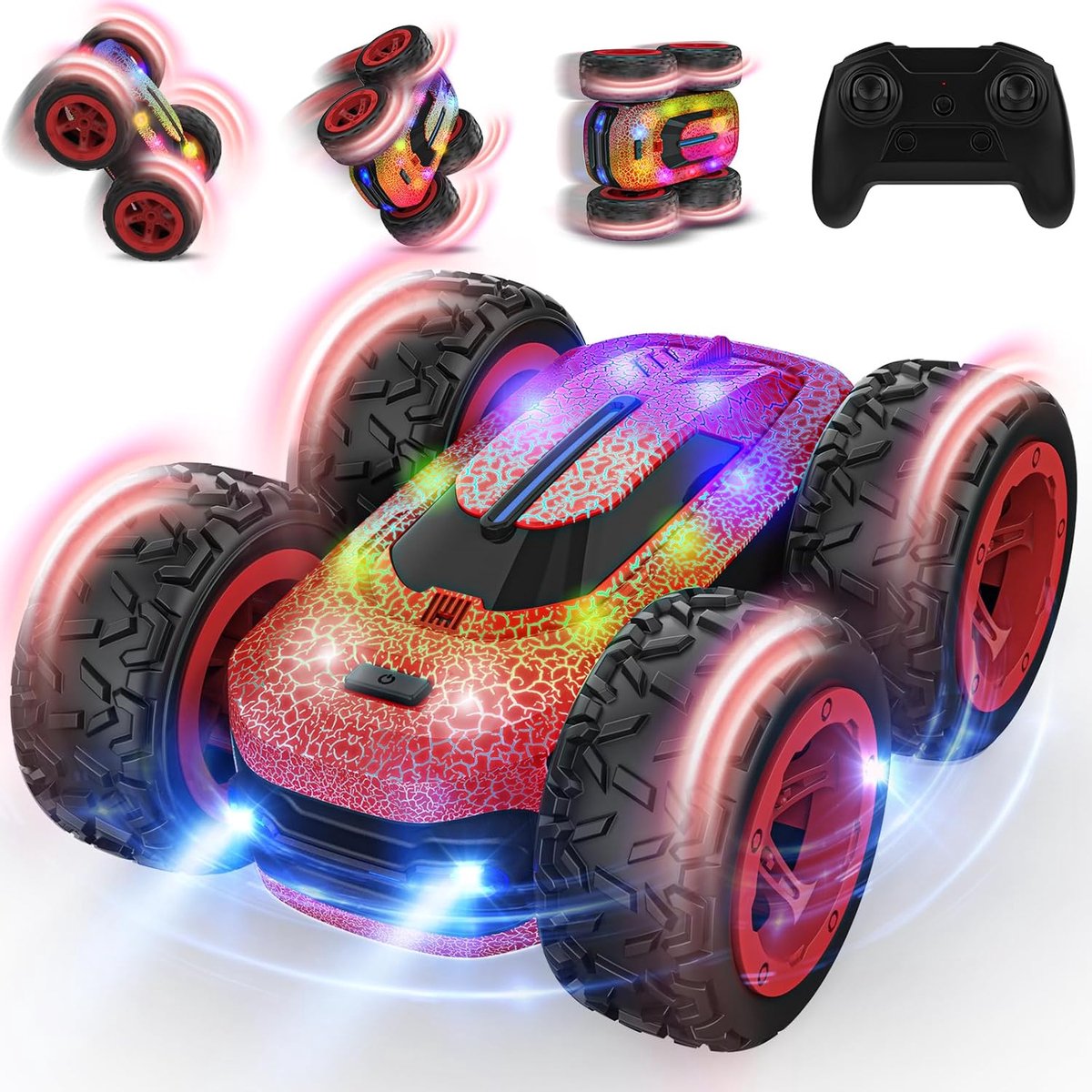 Afstand Bestuurde Auto, Speelgoed Voor Kinderen, 4 x 4 Offroad Raceauto | Op Afstand Bestuurd Snel, 360 RC Crawler, Vrachtwagen, Afstandsbediening, Spelletjes Voor Buiten, Binnen