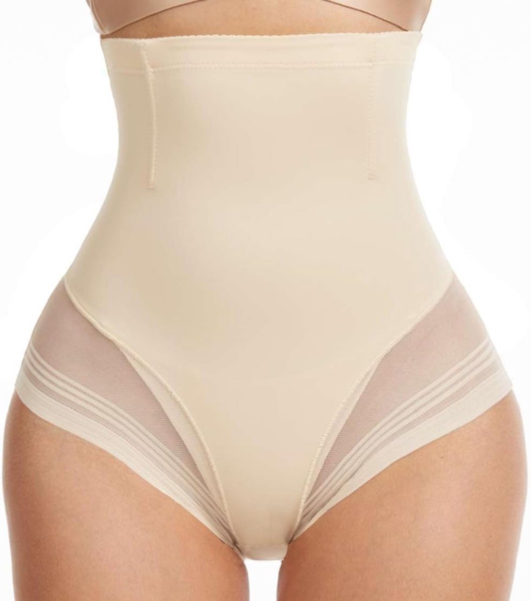 Afslankende buikgordel voor dames, hoge taille, naadloos ondergoed, vormend, platte buik na de geboorte en voor het optillen van het zitvlak