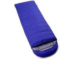 Dons-slaapzak (Donsalternatieve vezel / Donsachtige vezel) – Model: envelop – Waterdicht en ademend – Geschikt voor thru-hiking-backpacken en kamperen – Geschikt voor vier seizoenen – 600 g (0–15 °C)-210 x 80 cm