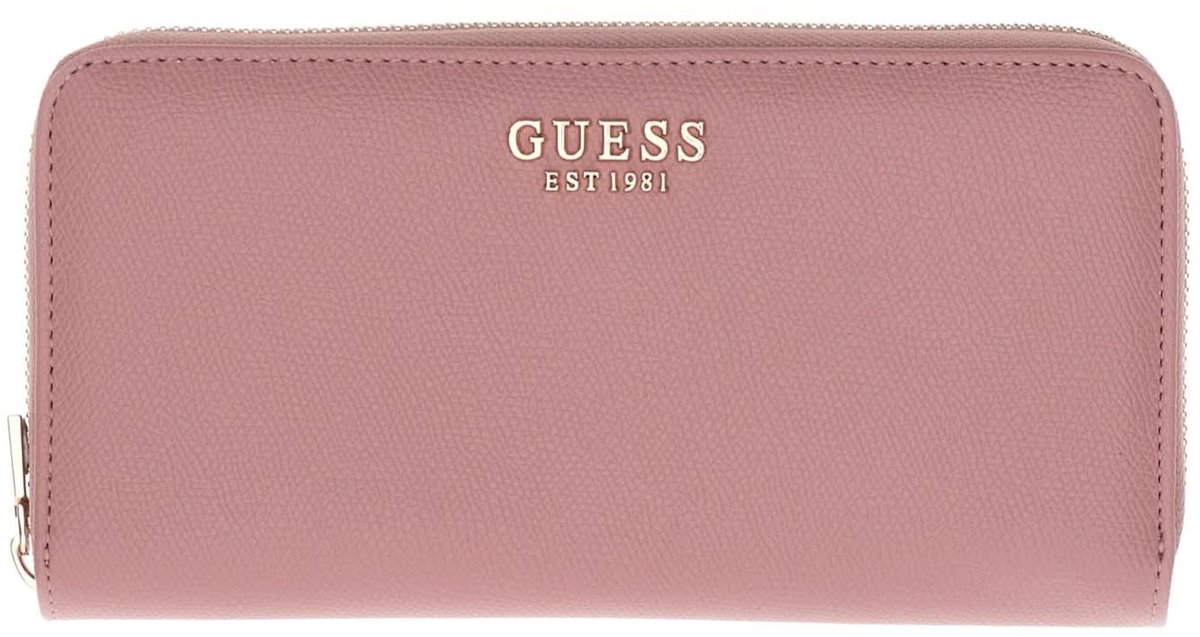 GUESS portemonnee Amorette SLG Zip Around Wallet Rosewood roze