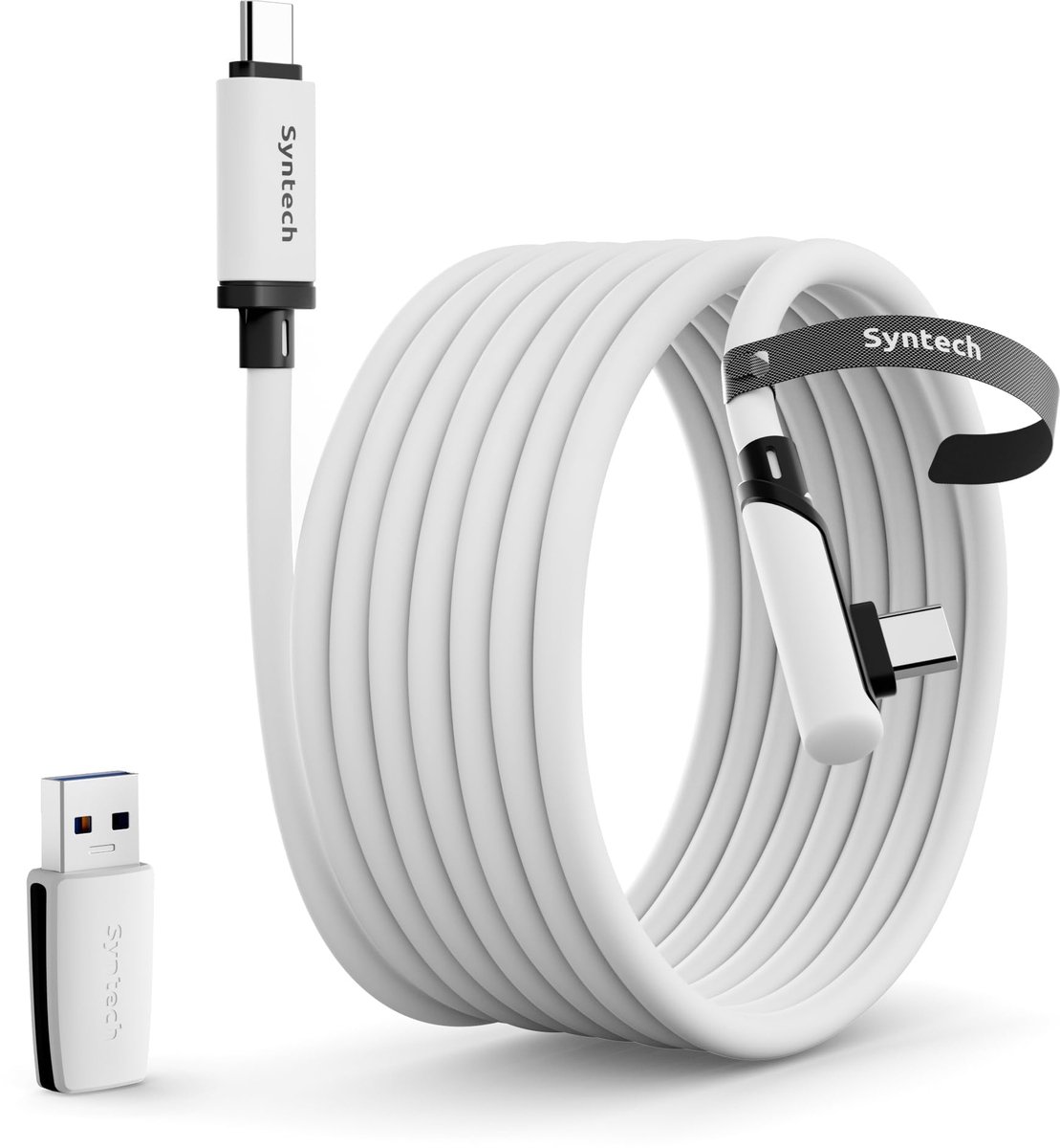 Syntech Link-kabel compatibel met Meta/Oculus Quest 3S/Quest 3/Quest2/Pro/Pico 4/Ultra, 5 meter verbeterde type - ShopVlot