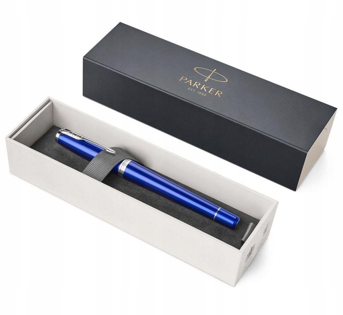 Elegant Blauw Vulpen met Zilveren Accenten - Merkloos