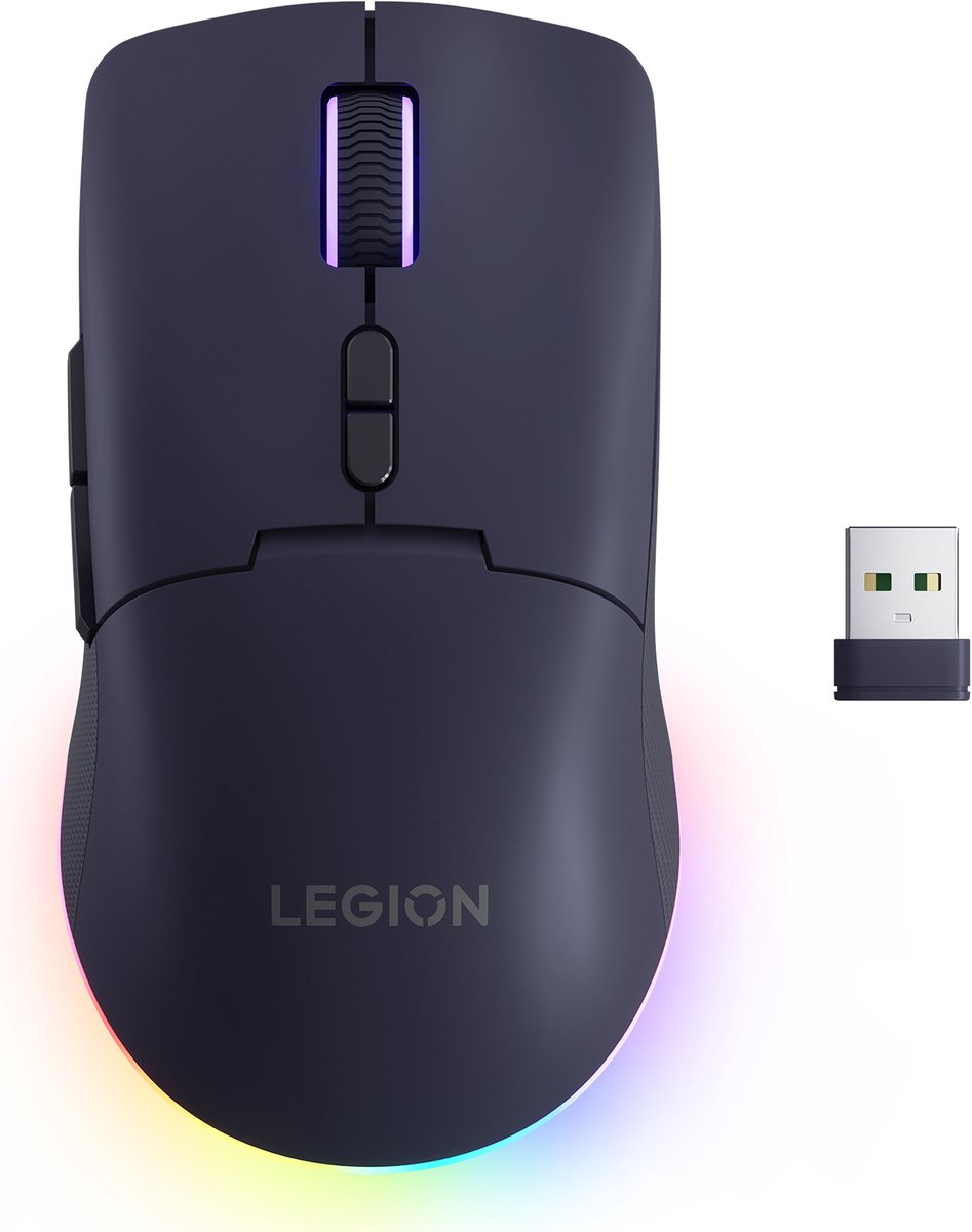 Lenovo Legion M220 muis Gamen Ambidextrous RF Wireless + Bluetooth + USB Type-C Optisch 5000 DPI