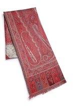 AVANT-GARDE PARIS Kashmiri Jamawar Sjaal - Multi 77 x 29.5 inch - Modal-Silk met traditionele ontwerpen en zachte stof