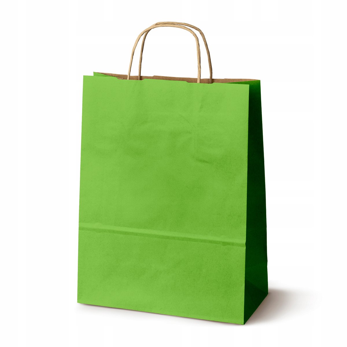 Lichtgroene papieren Cadeauzakjes 24x10x32cm - 25 stuks