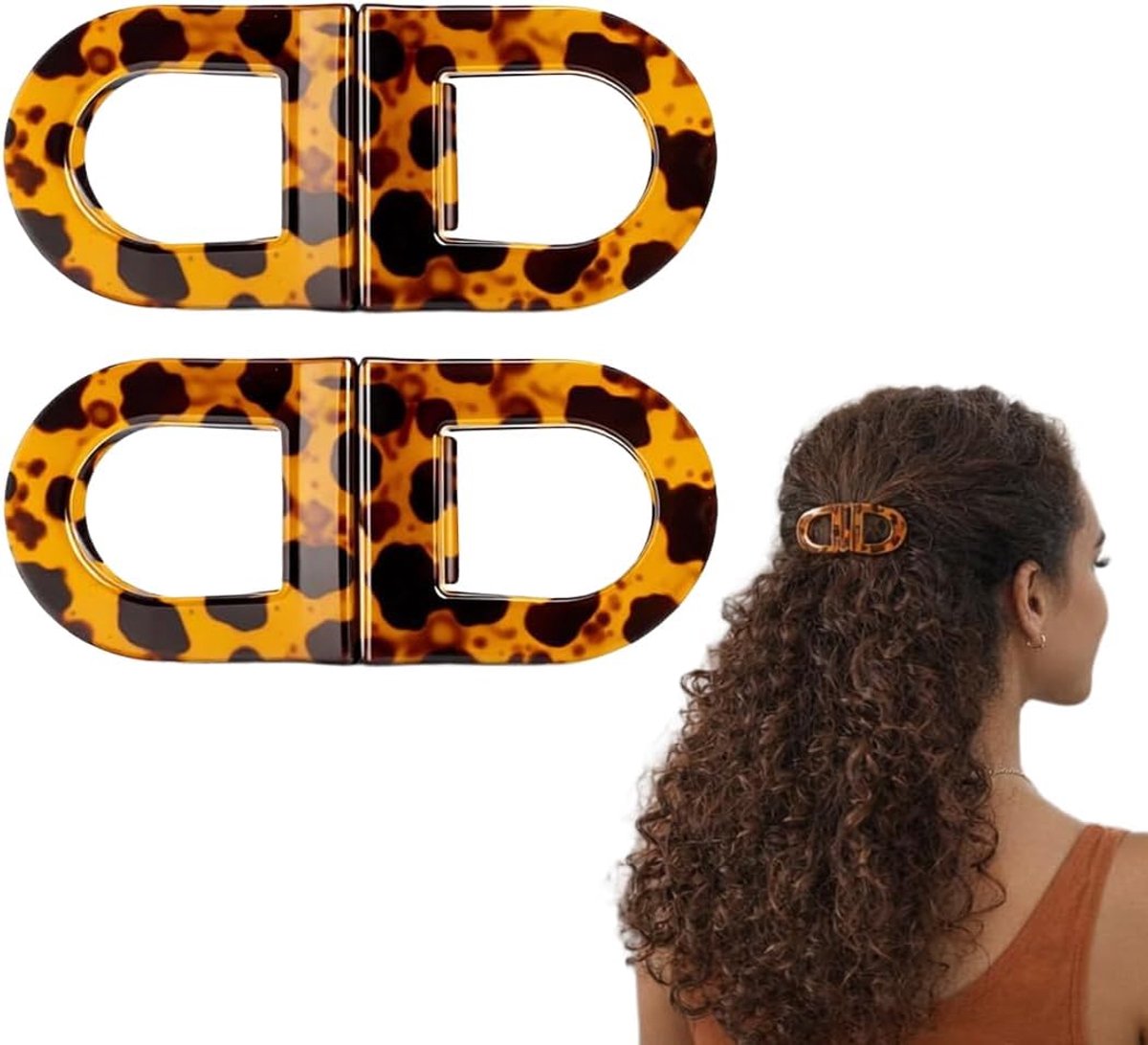 2 stuks antislip magnetische haarstylingclips voor dames, naadloos 2-in-1-design voor eenvoudige dagelijkse kapsels - ShopVlot