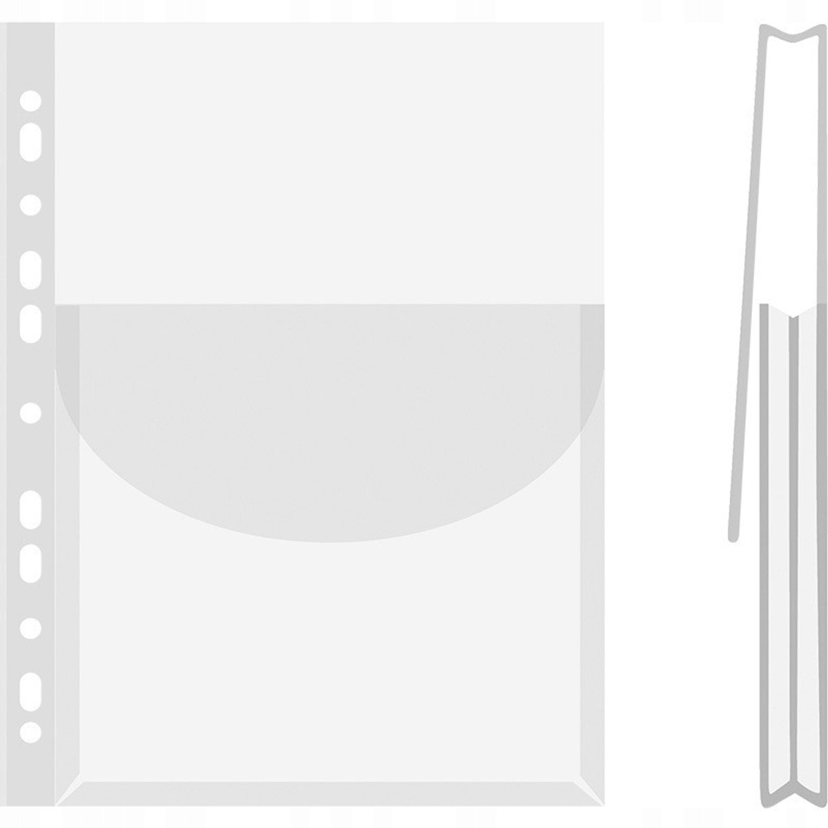 Donau A4/170µm Kristalheldere Catalogushoezen (12 stuks)
