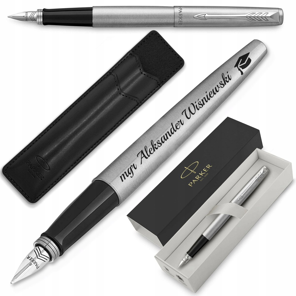 Parker Jotter CT Vulpen met Gravure & Luxe Geschenkdoos - Perfect Cadeau