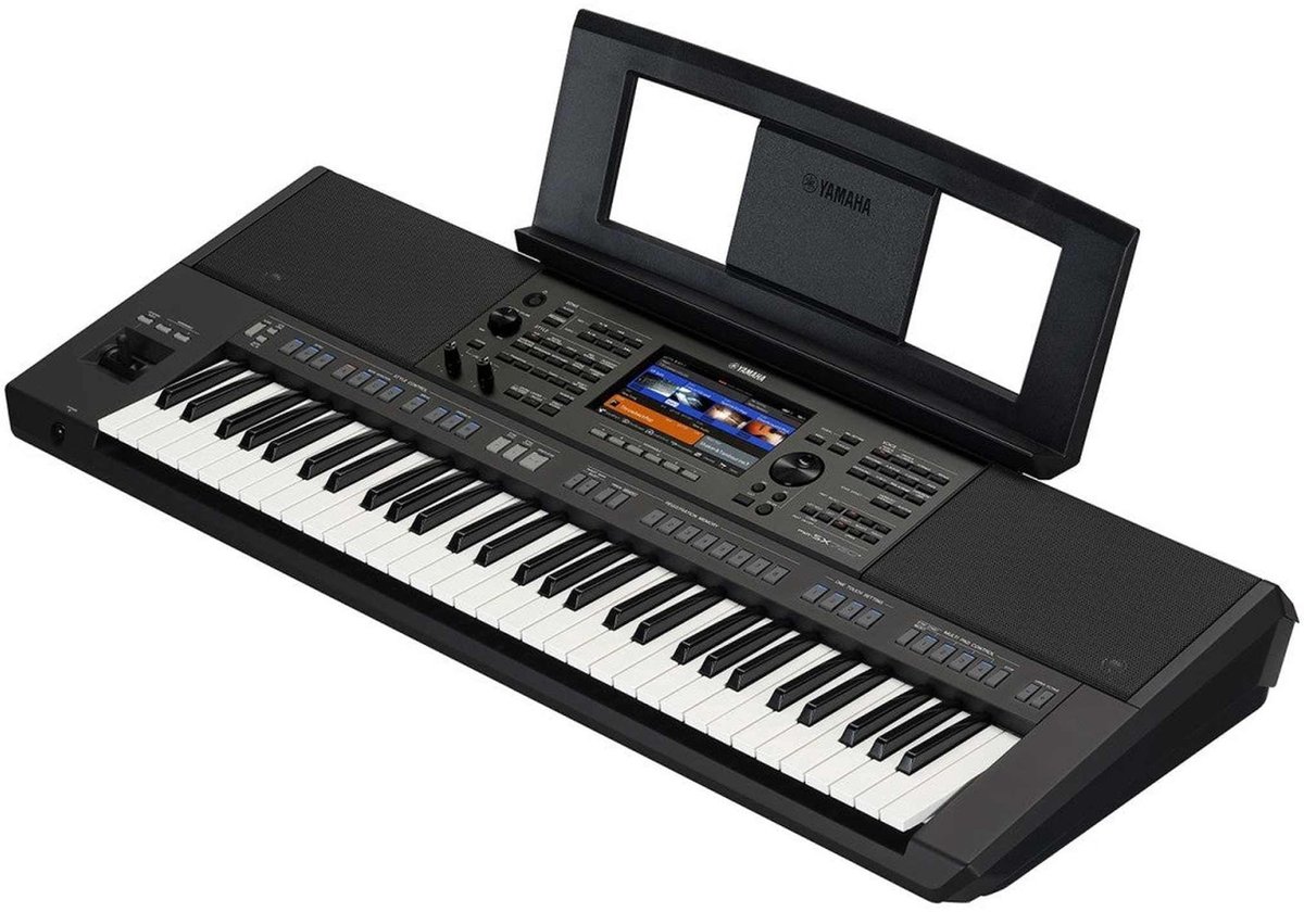 Yamaha PSR-SX720+ Arranger Keyboard met 61 Aanslaggevoelige Toetsen, Touchscreen en Bluetooth