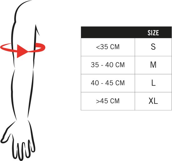 ZEUZ Arm Sleeves - 2 Stuks - Compressie Sleeves - Extra Stabiliteit - Arm Warmers - Zwart - Maat L van zeuz — afbeelding 5