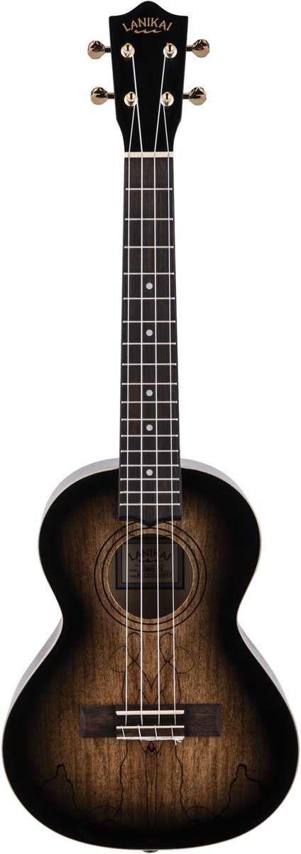 LANIKAI LKUSMBB-TX Tenorukulele, Spalted Maple Series, Tas