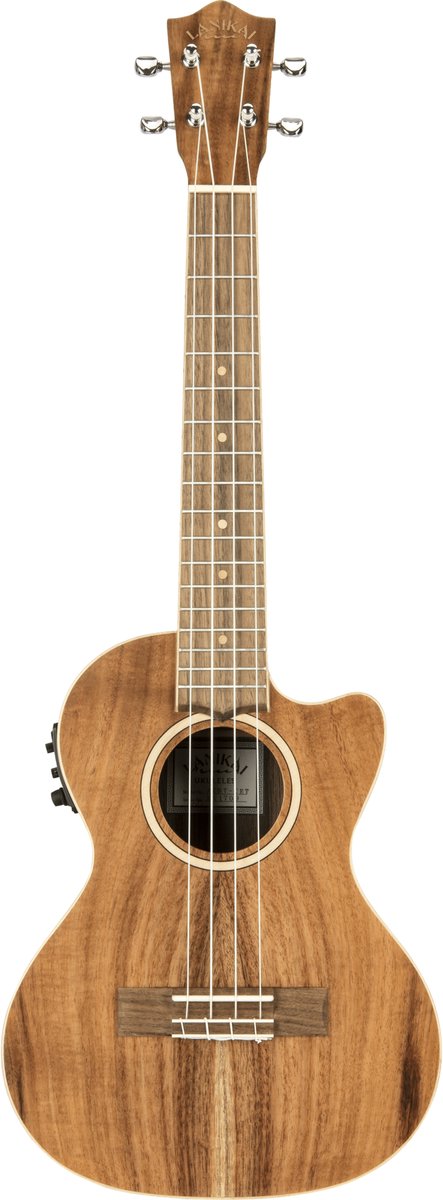 LANIKAI LKUACST-CET Tenorukelele, Acacia Solid Top-serie, cutaway, voorversterker,