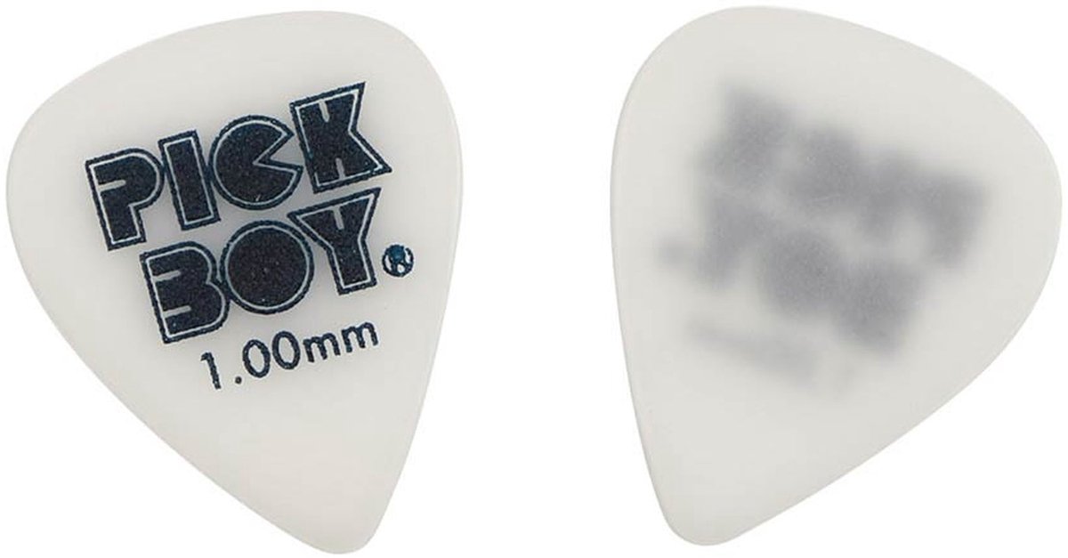 Pickboy GPSGWR-100 PolyAcetal Picks 50-pack 1.00 mm Met Klassiek 70s Logo