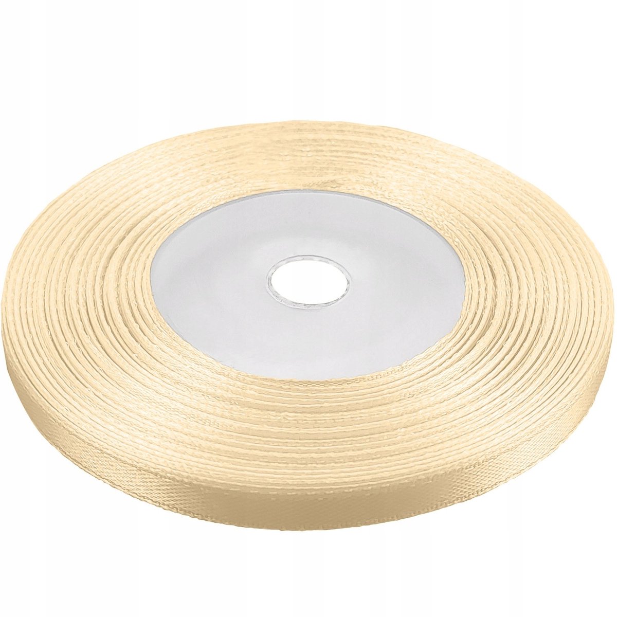 Satijnen Lint Cappuccino 6mm - 32m Rol