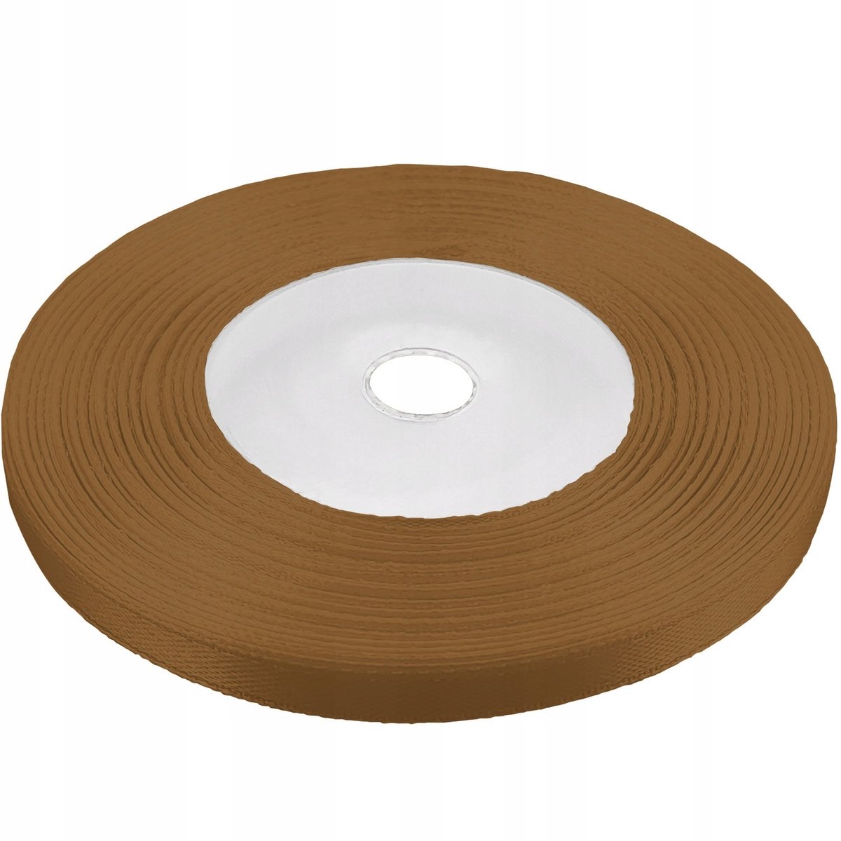 Koperen satijnen lint 6mm - 32 meter