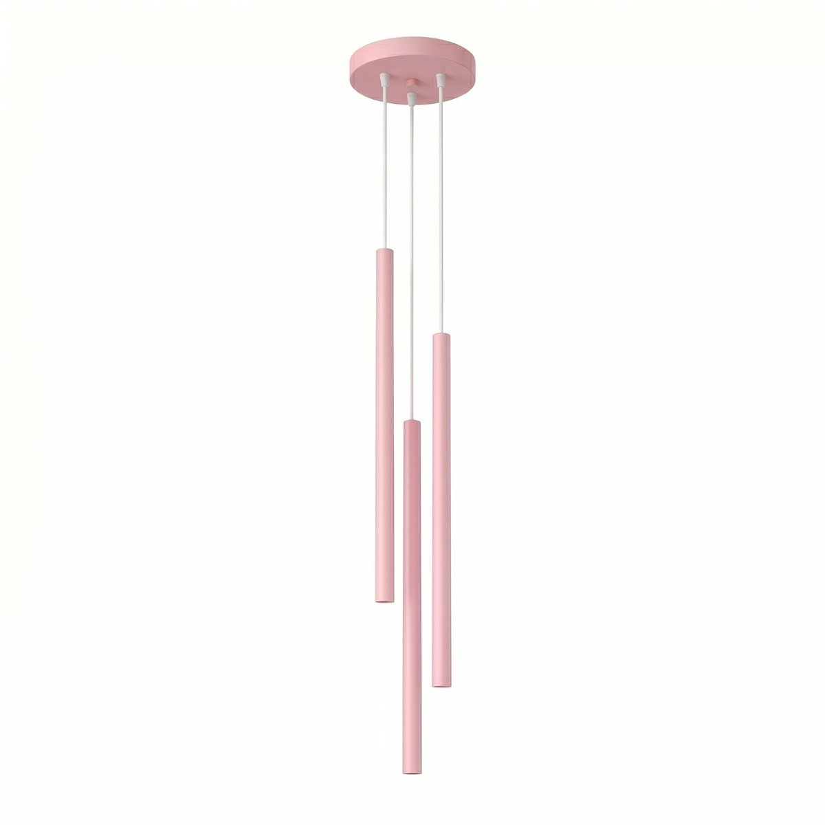 Sollux Lighting Hanglamp PASTELO - G9 - roze - staal - 19.5x19.5x115cm