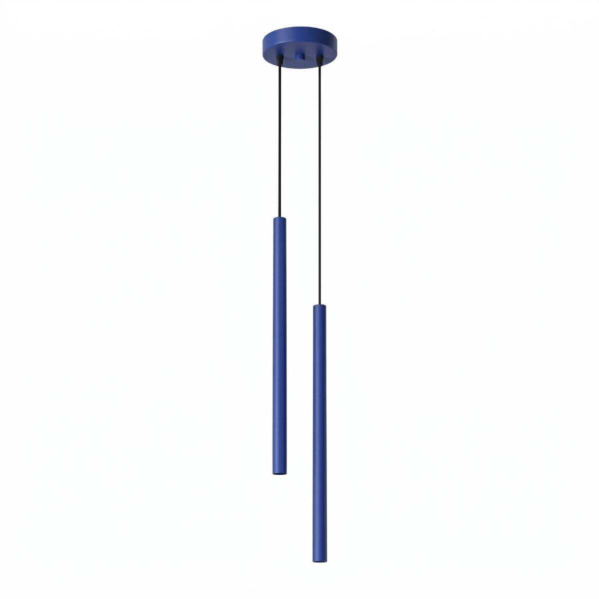 Sollux Lighting Hanglamp PASTELO - G9 - ultramarijn - staal - 15x15x118cm
