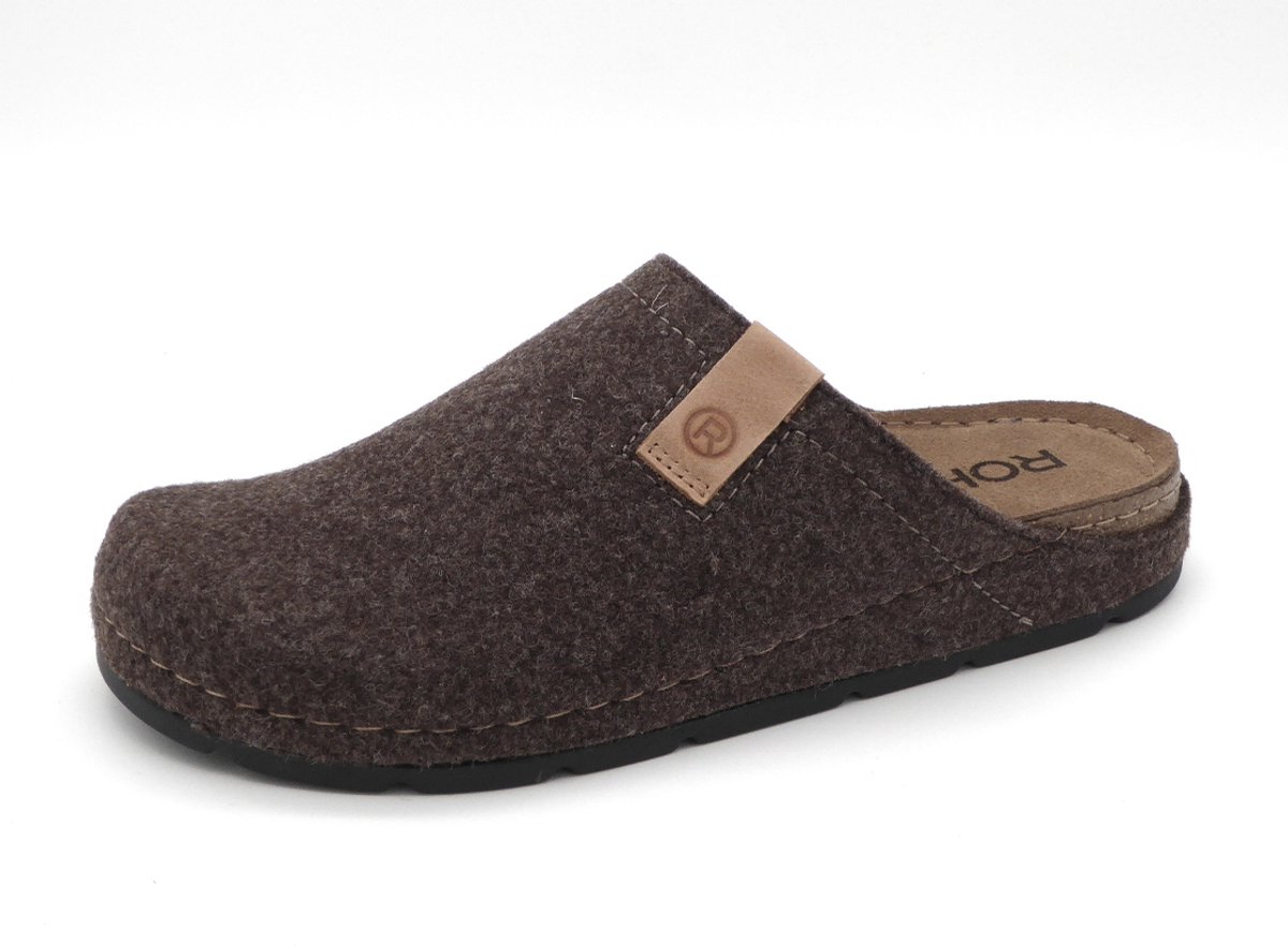 Rohde Heren Pantoffel Muil - 6752-72 Bruin - Maat 46