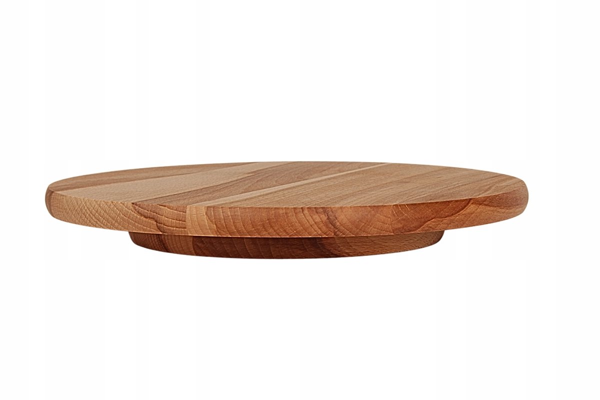 Draaiplateau Houten Serveerschaal - 30cm Kleurrijk