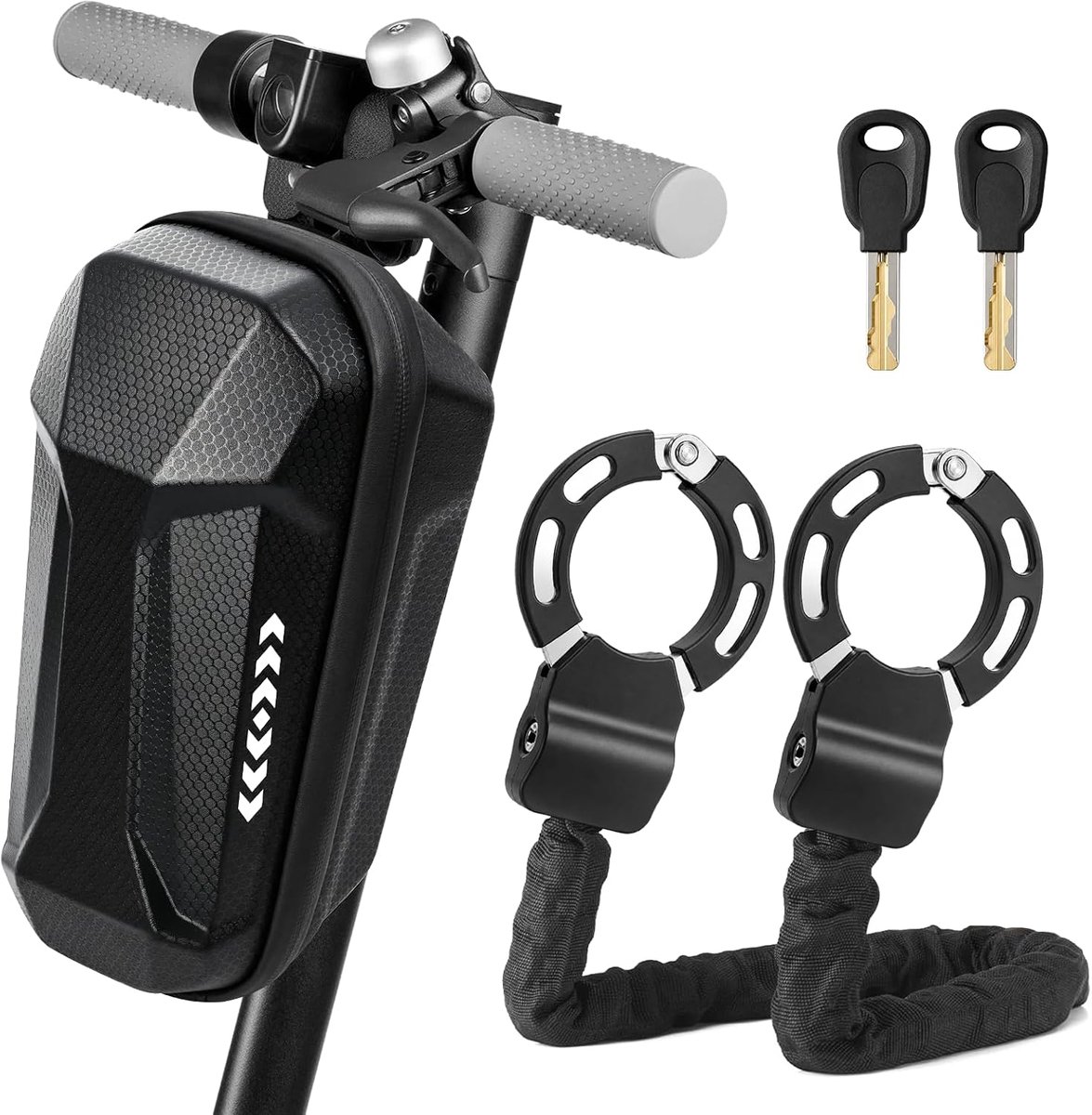 E-scooter tas met slot, E-scooter slot met tas 2L - ShopVlot