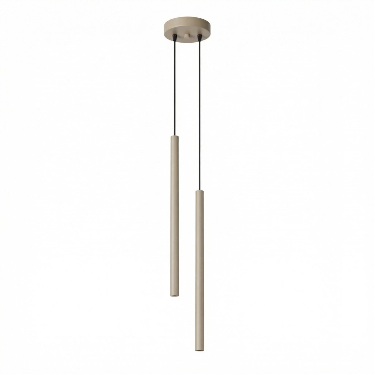Sollux Lighting Hanglamp PASTELO - G9 - taupe - staal - 15x15x118cm