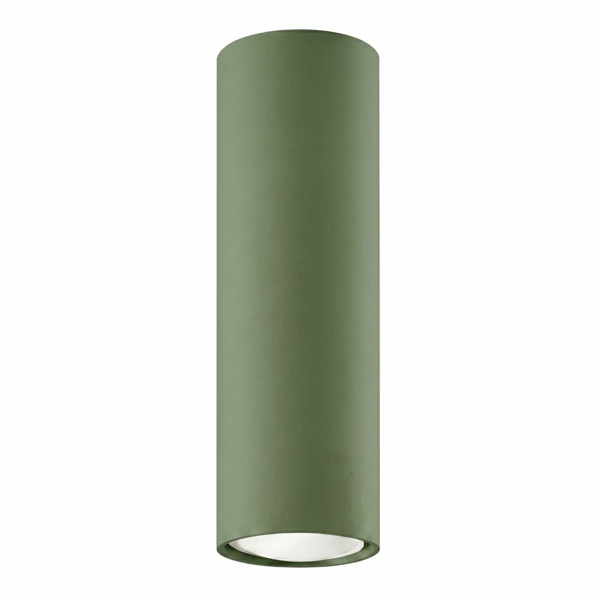 Sollux Lighting Plafondlamp LAGOS - GU10 - olijfgroen - staal - 6x6x20cm