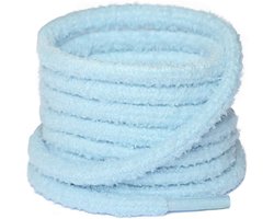 Olukssck 2 pairs of hairy laces, round, plush, 5.5 mm, universal for sports and casual wear - ShopVlot