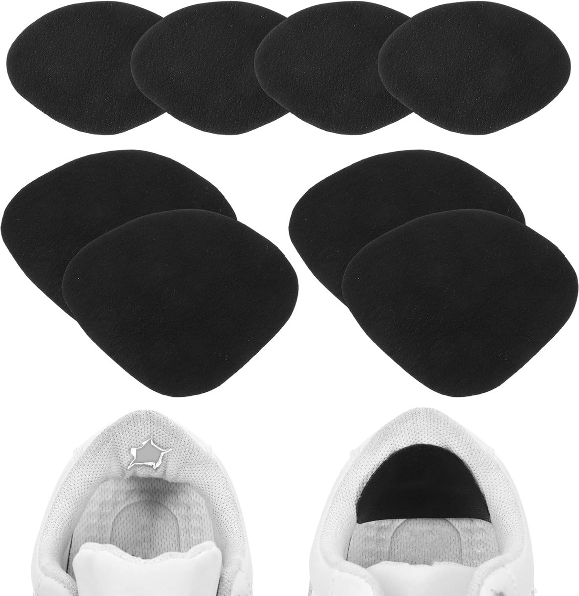 8 stuks schoenhielreparatiepleisters, zelfklevende schoenpatches voor gaten, reparatiepads voor binnenhiel voor - ShopVlot