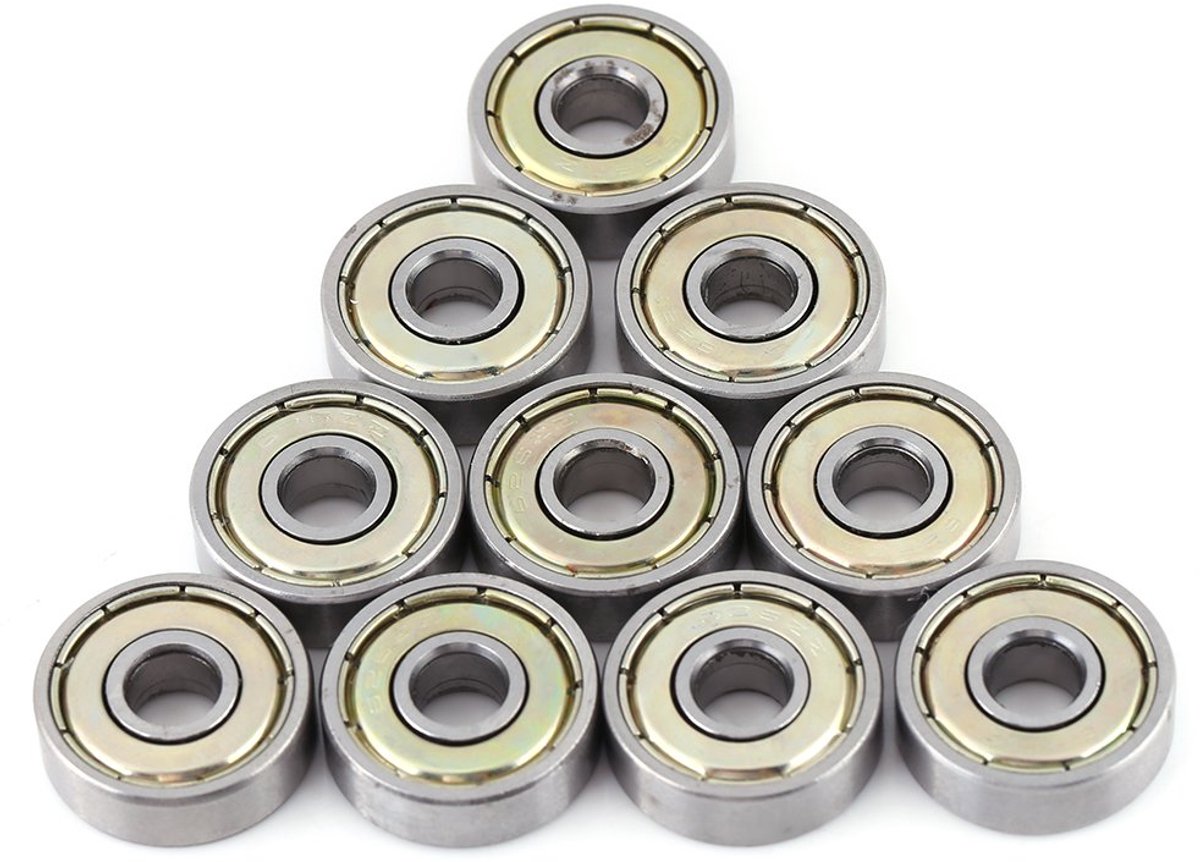 10Pcs 626ZZ Ball Bearings Durable Multi-use Metal Double Shielded Miniature Groove Ball Bearings 6 x 19 x 6mm - ShopVlot