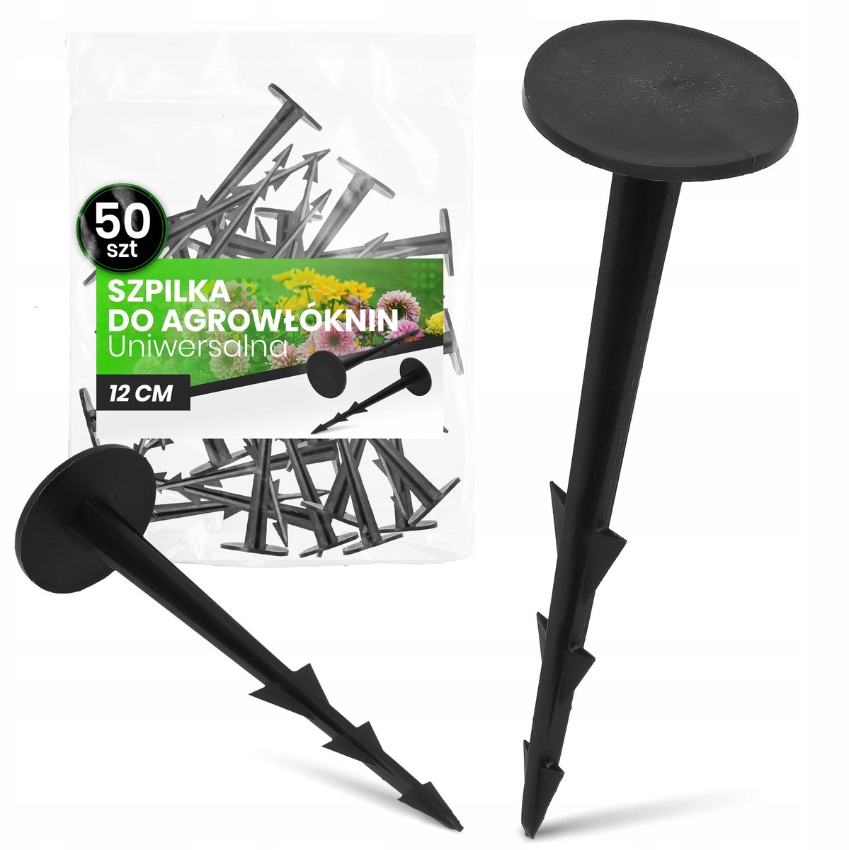 50x Grondpennen voor Agridoek 12 cm - Merkloos
