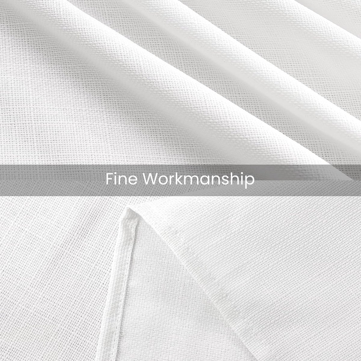 Smiry Tablecloth with Linen Look Washable Lotus Effect Rectangular 140 x - ShopVlot