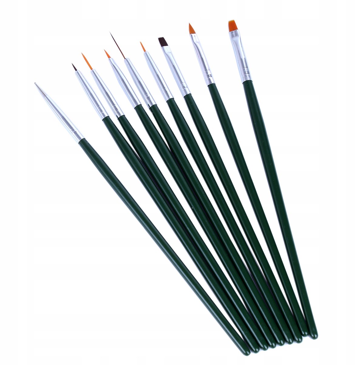 Set Gel Penseel Nail Art - 9 Stuks
