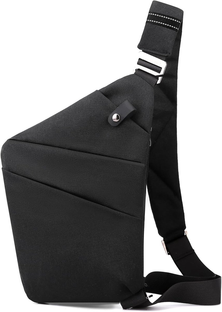 Anti-diefstal reistas, één schouder grote capaciteit cross-body tas borst mode lichtgewicht draagtassen voor reizen - ShopVlot
