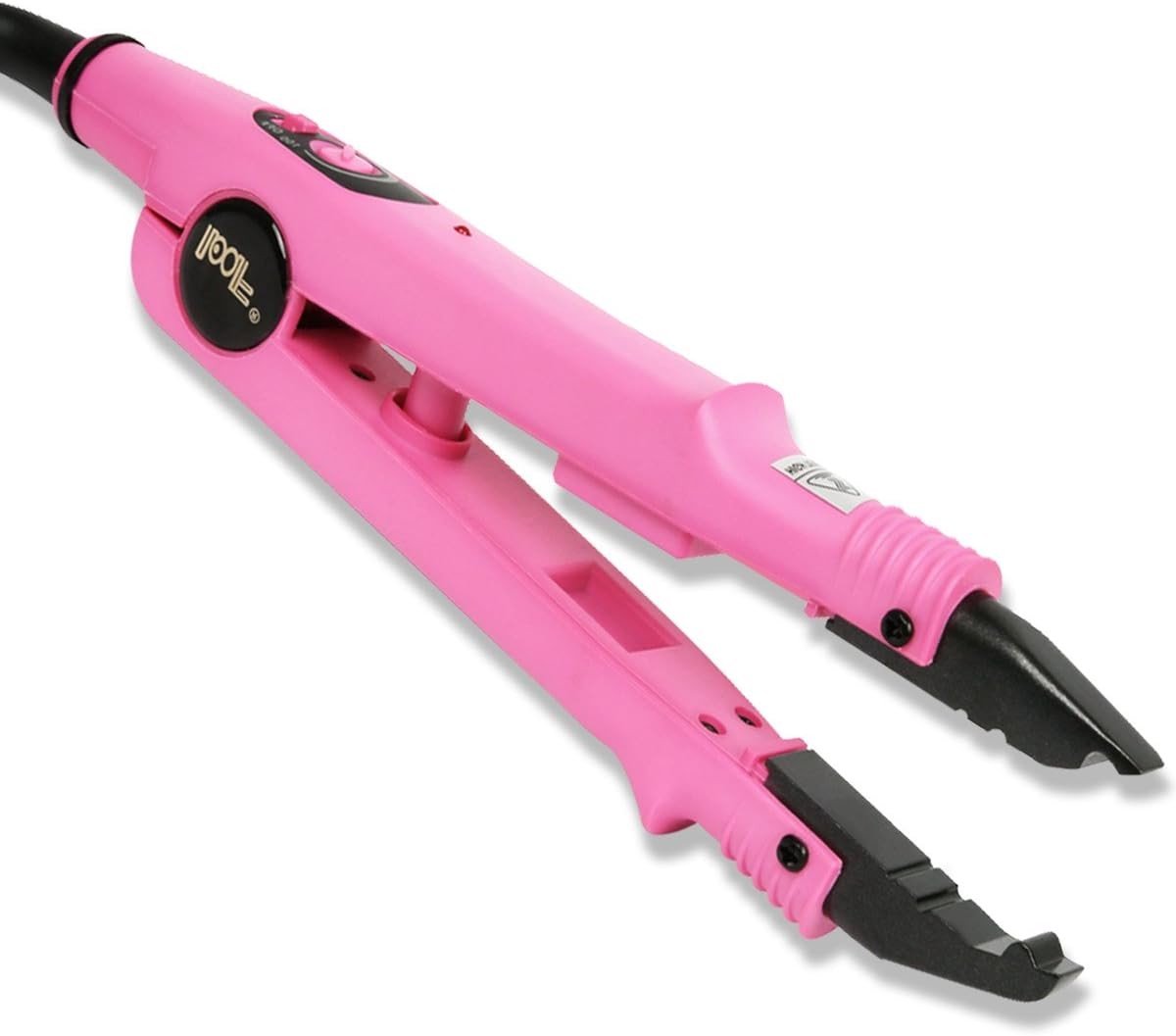 Professionele Warmtang - Roze - Voor Haarverlenging en Lijmen - Ideaal voor Huishoudelijk en Professioneel Gebruik