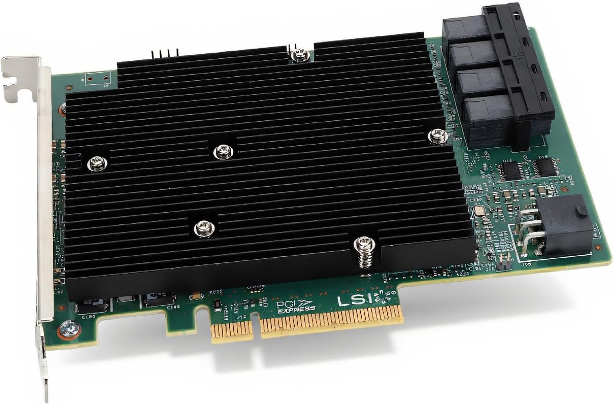 HBA kaart 16 poorten - snelle 12Gb/s overdracht - PCIe 3.0 - connectiviteit voor externe apparaten - ShopVlot