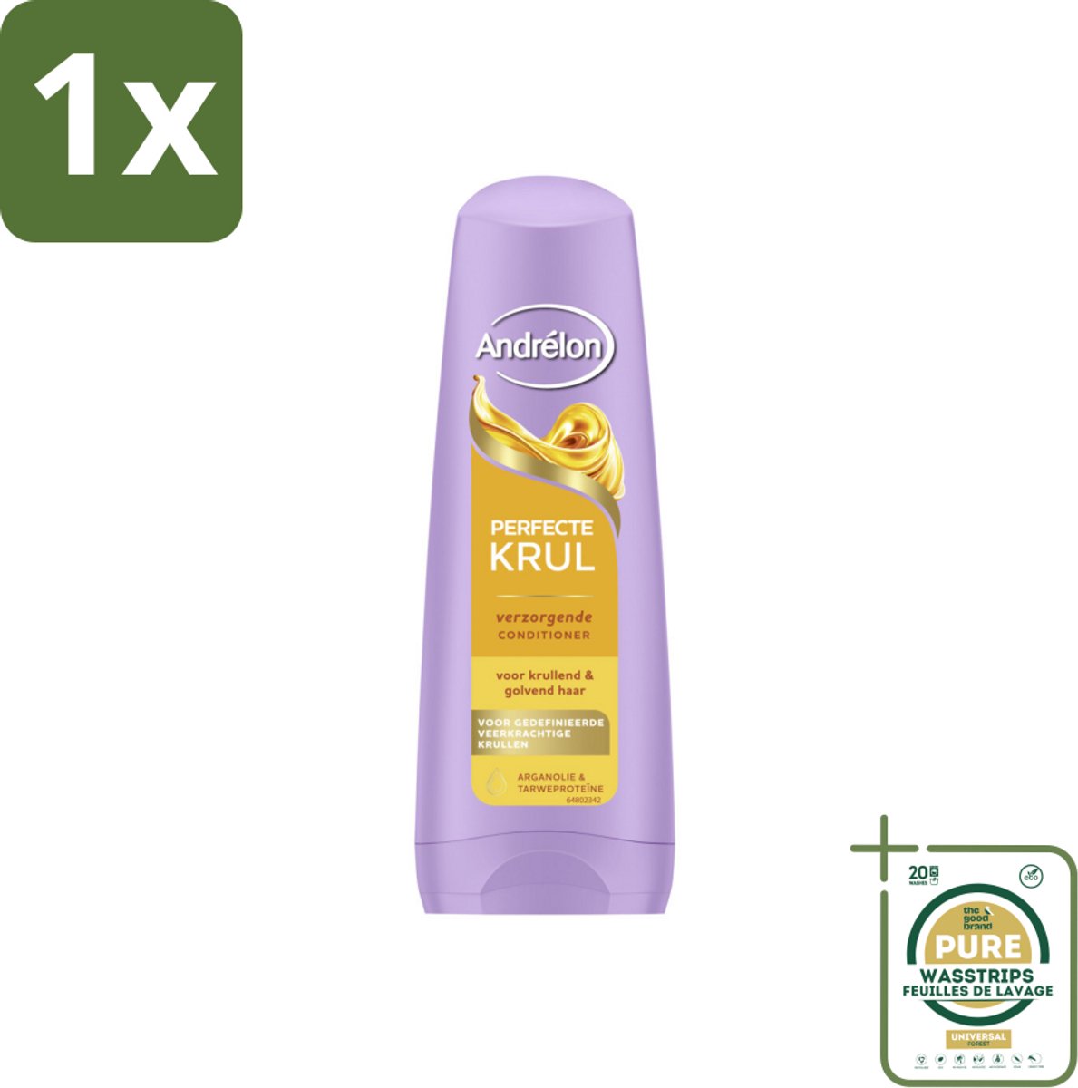 1 x Andrélon – Conditioner – Perfecte Krul – 200 ml- Krullen Verzorging - Krullen Pluisvrij - Krullen Veerkrachtig - Krullen Gedefinieerd - Krullen Zacht